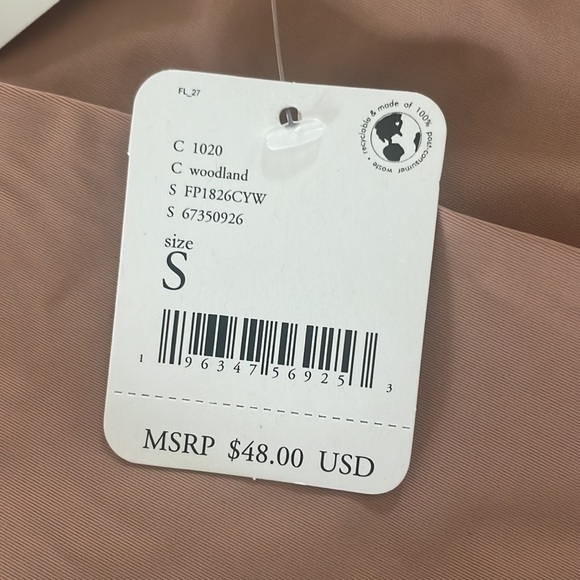 NWT! Free People S & M neutral Second Skin Cami tank. Deep neck. Thin 1/2 liner - Picture 13 of 14